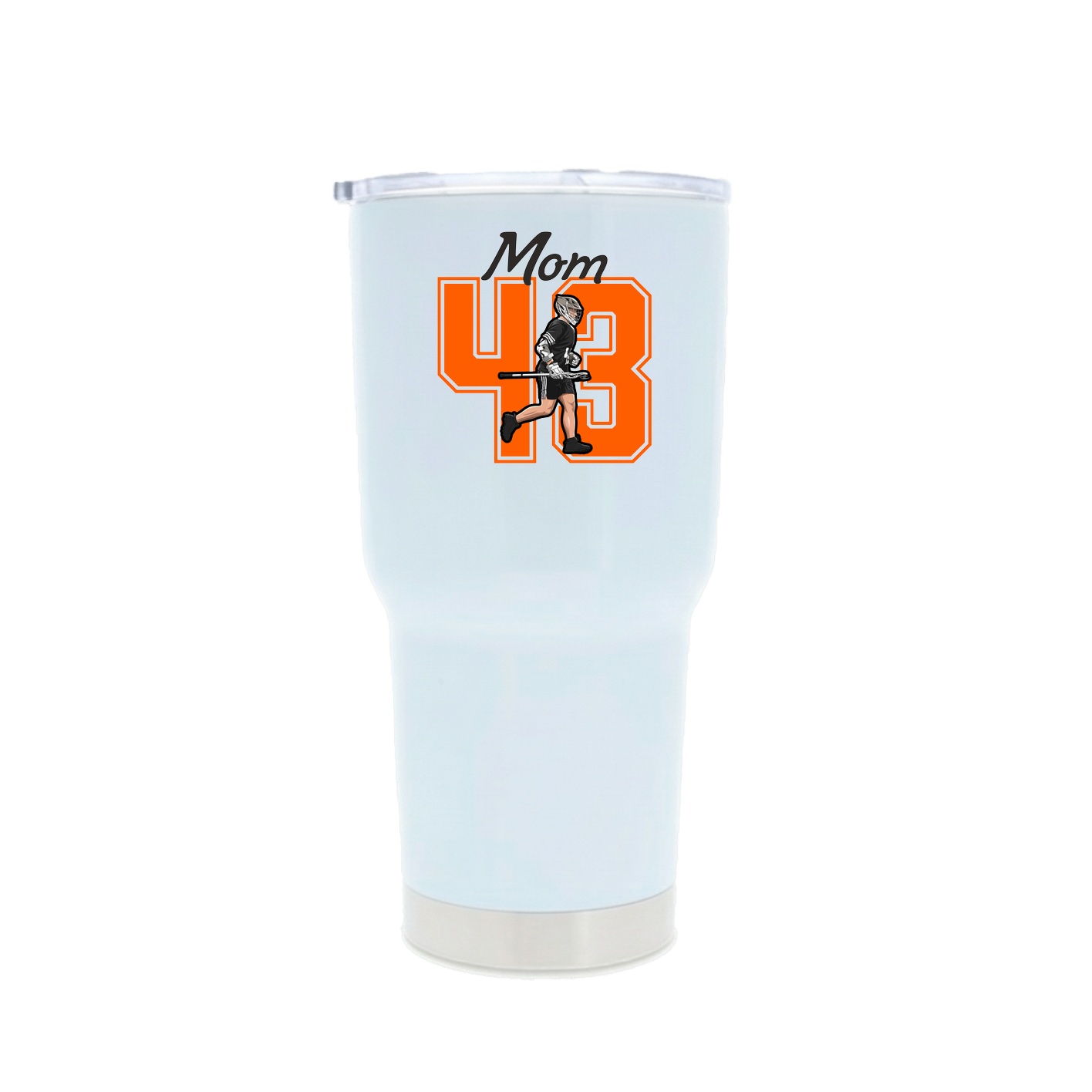 30oz Stainless Steel Tumbler — Mothers Day Shirsey in White