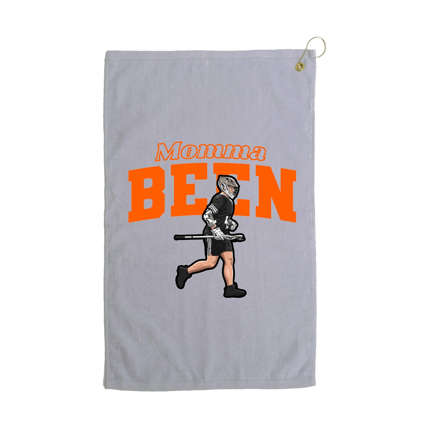 Golf Towel — Mothers Day Block in Grey
