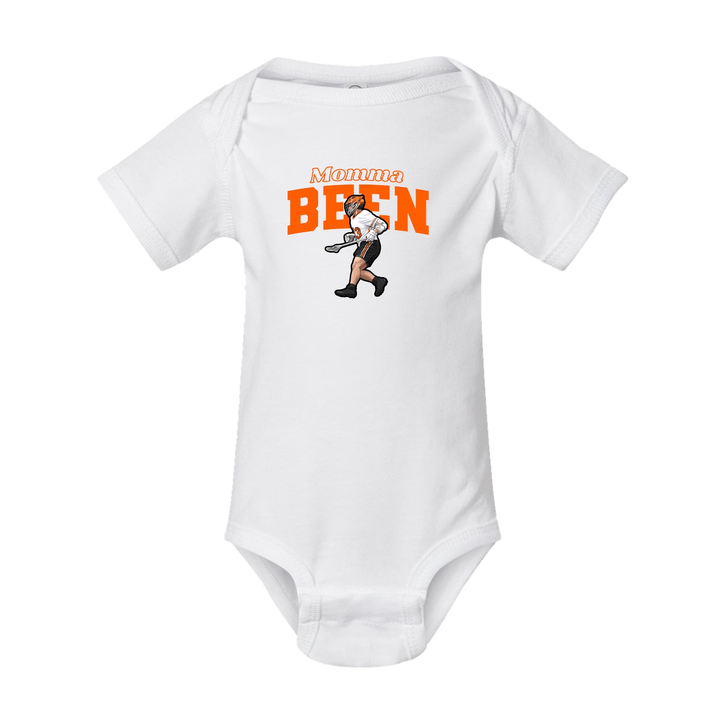 Baby Onesie — Mothers Day Block in White