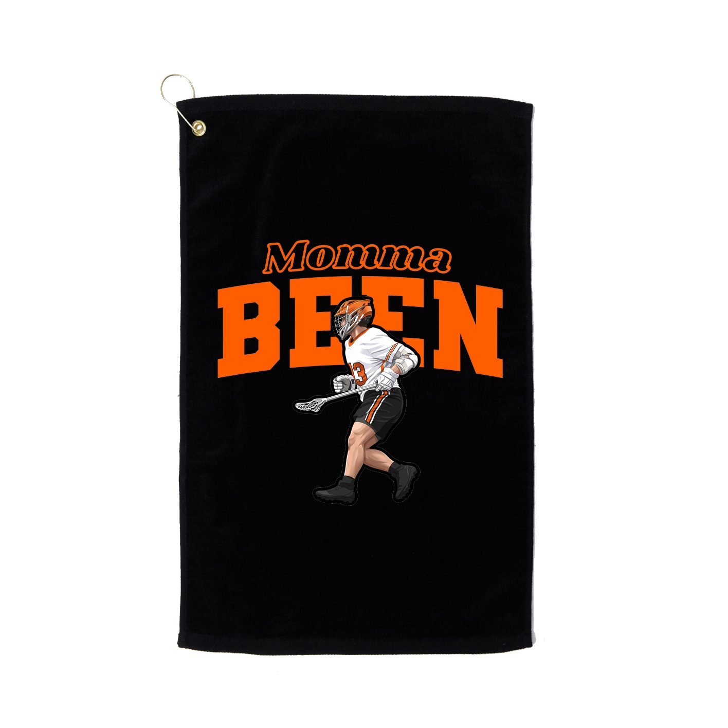 Golf Towel — Mothers Day Block in Black