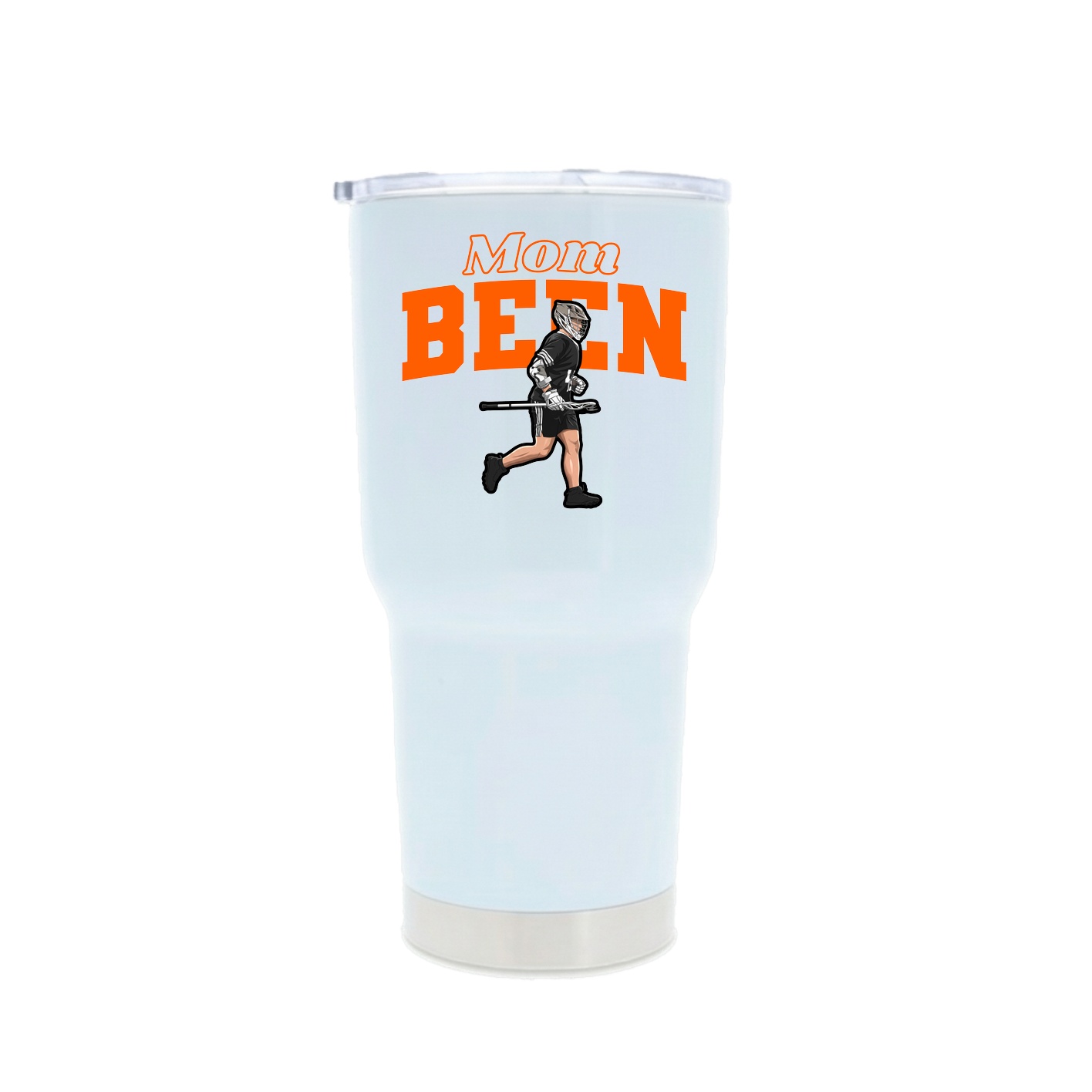 30oz Stainless Steel Tumbler — Mothers Day Block in White