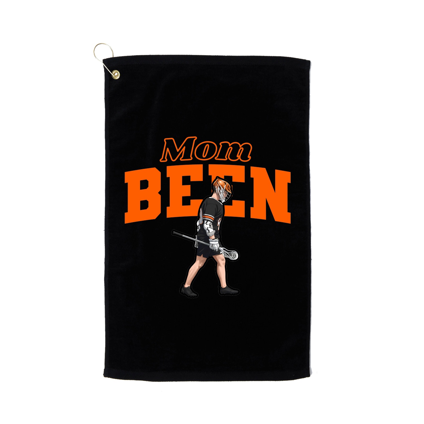 Golf Towel — Mothers Day Block in Black