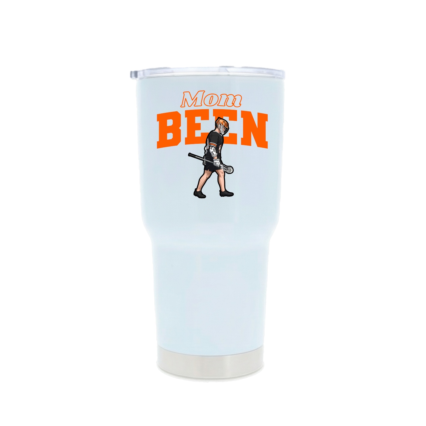 30oz Stainless Steel Tumbler — Mothers Day Block in White