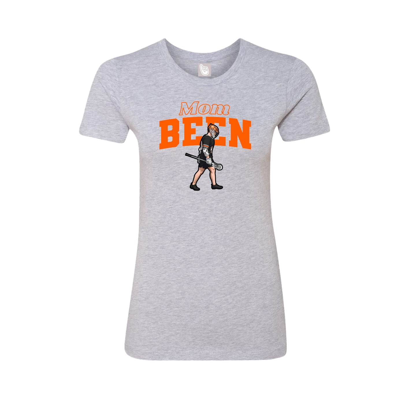 Womens Tee — Mothers Day Block in Grey