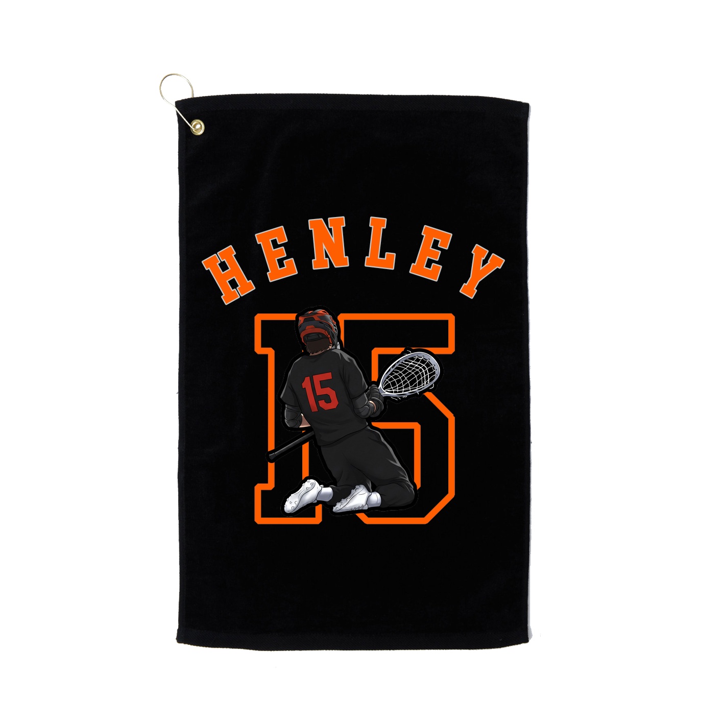 Golf Towel — Shirsey Arch in Black