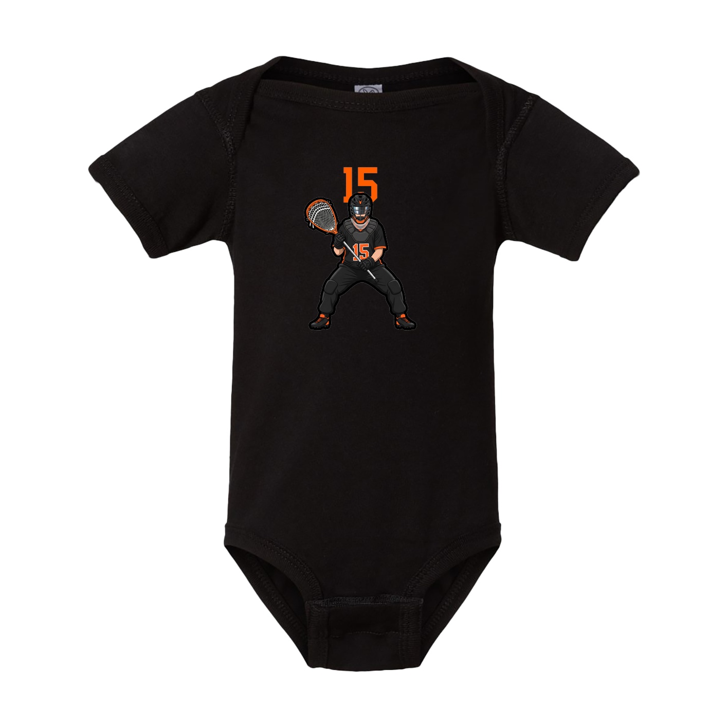 Baby Onesie — Number Top in Black