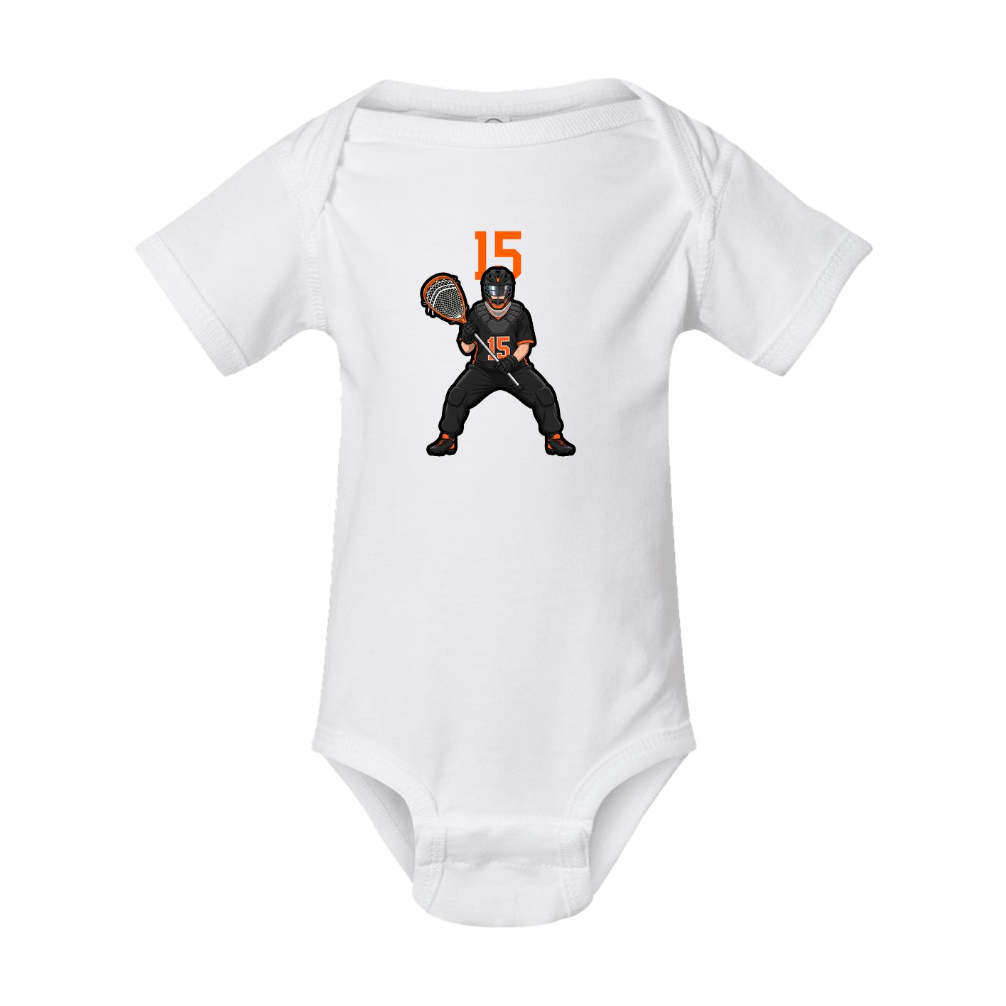 Baby Onesie — Number Top in White