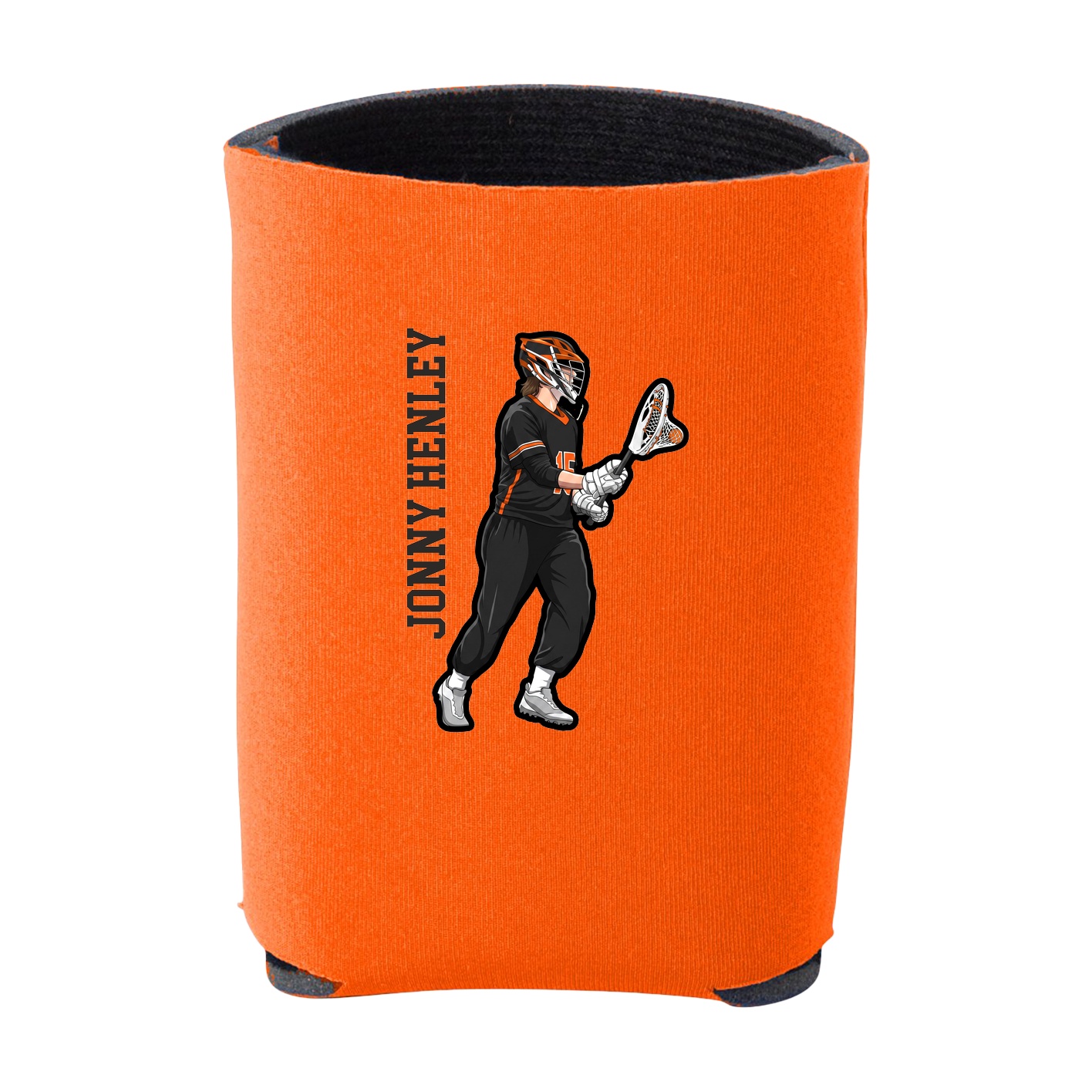 Can Holder — Name Vertical in Orange