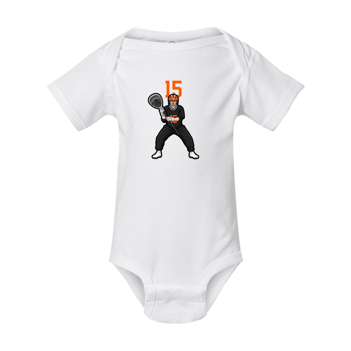 Baby Onesie — Number Top in White