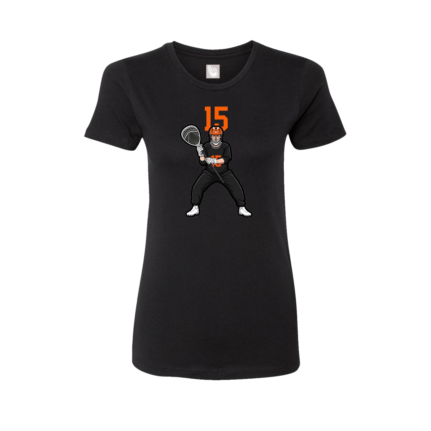 Womens Tee — Number Top in Black