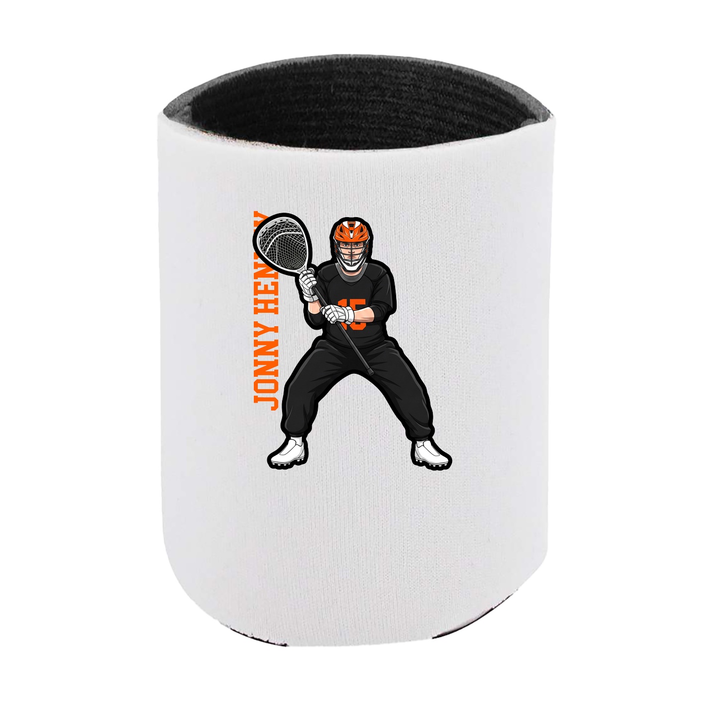 Can Holder — Name Vertical in White