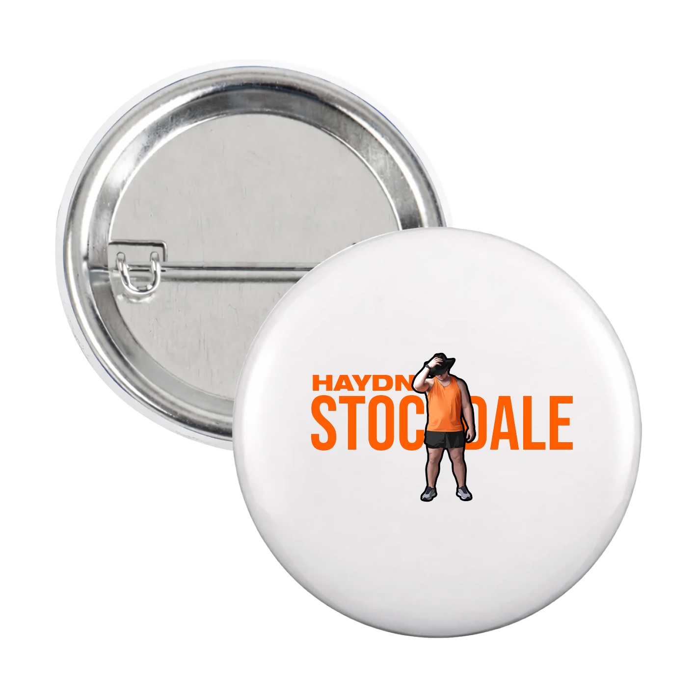Game Day Button — Player Name in White