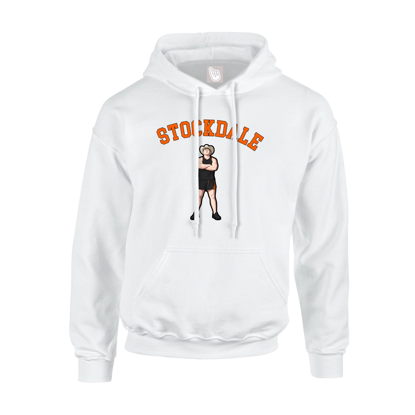 Hoodie — Shirsey Arch in White