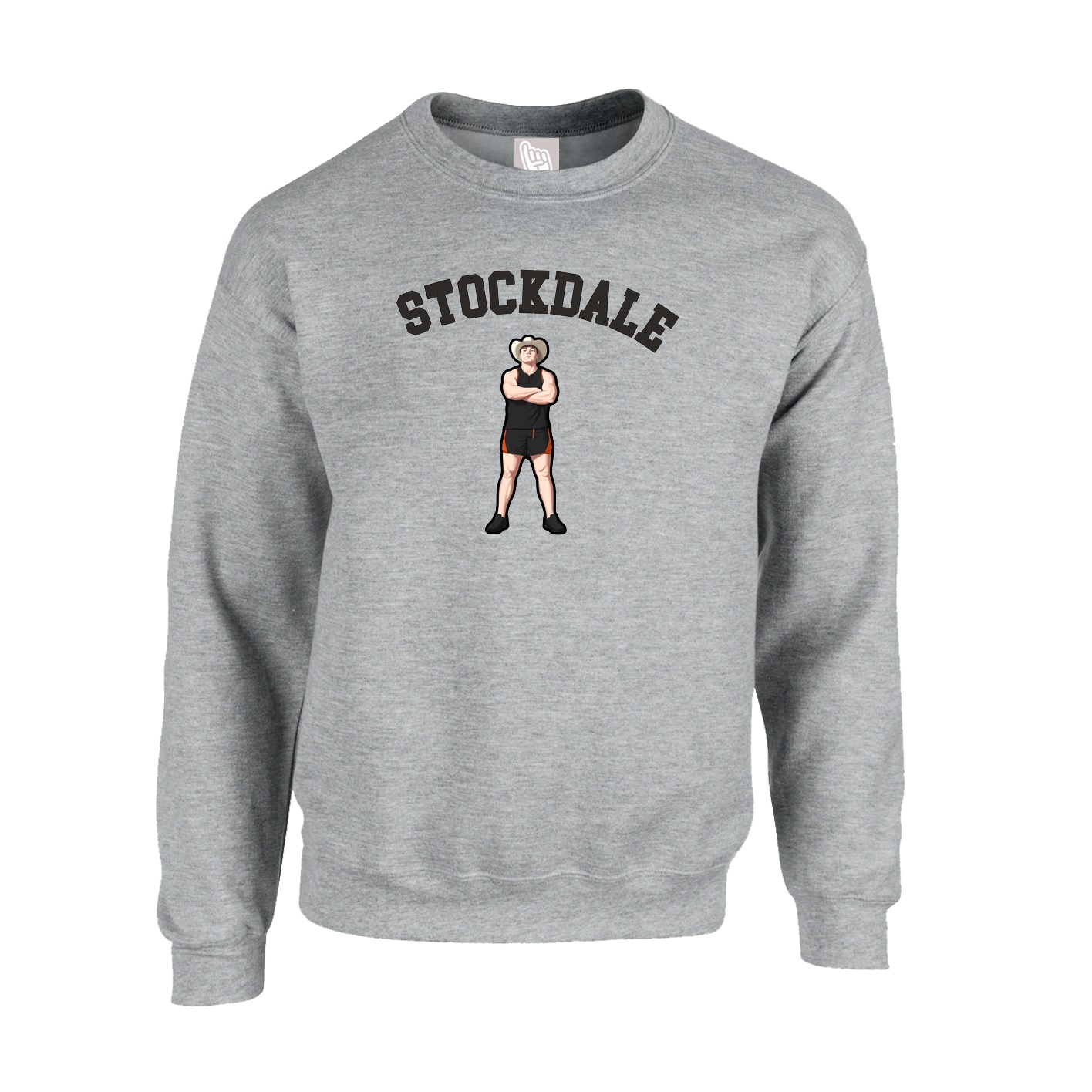 Fleece Crew — Shirsey Arch in Grey