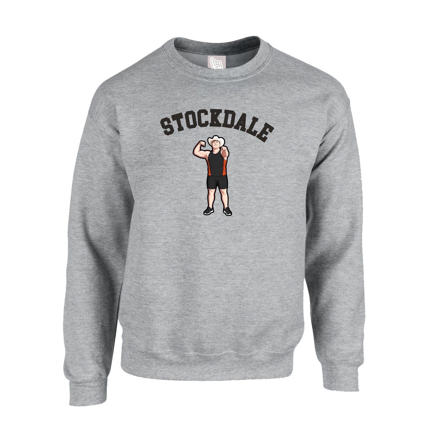 Fleece Crew — Shirsey Arch in Grey