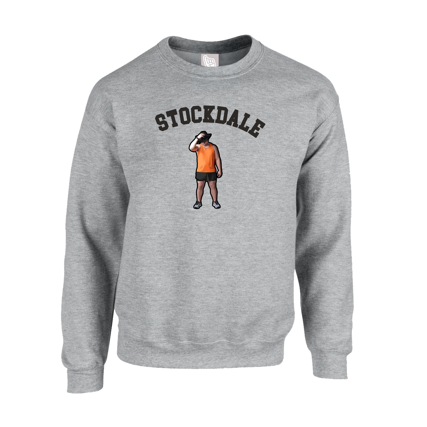 Fleece Crew — Shirsey Arch in Grey