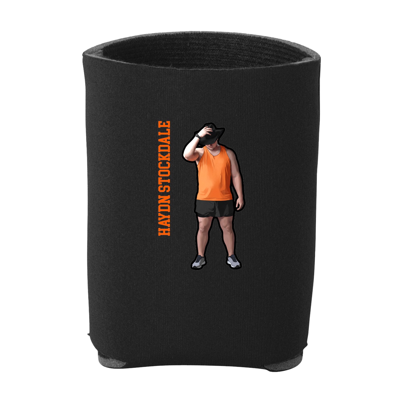 Can Holder — Name Vertical in Black