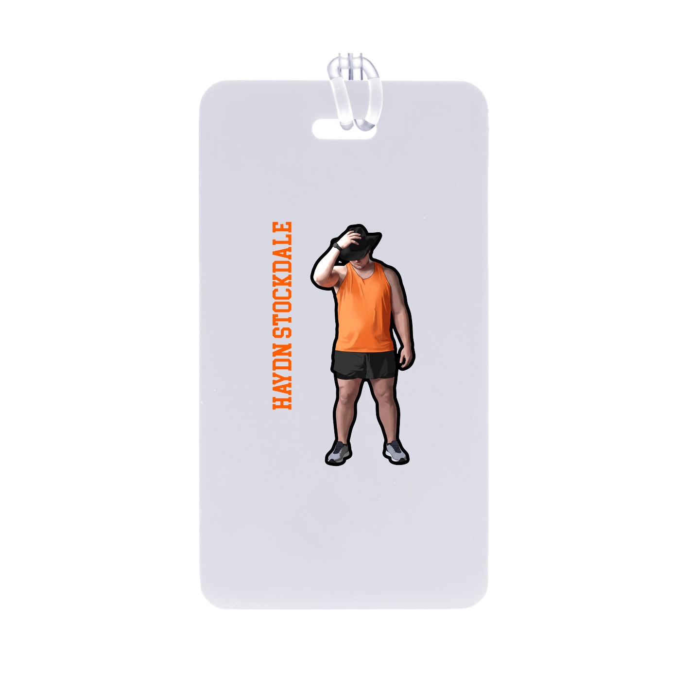 Bag Tag — Name Vertical in Classic