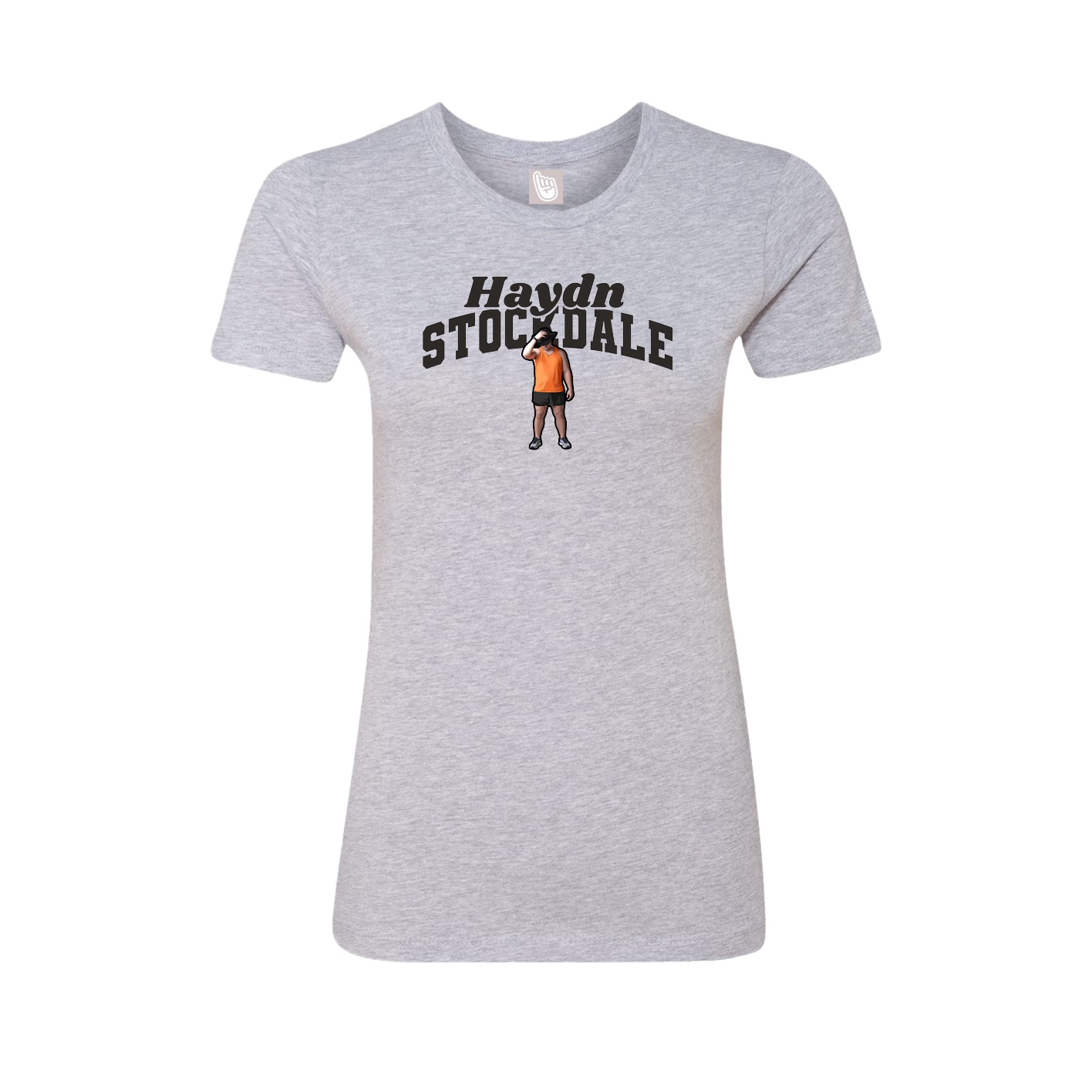 Womens Tee — Signature Arch in Grey