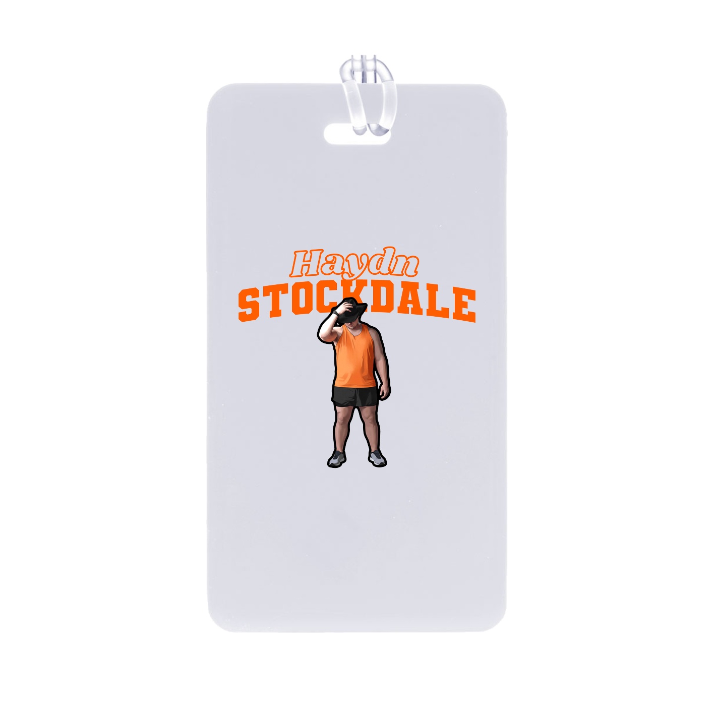 Bag Tag — Name Arch in Classic