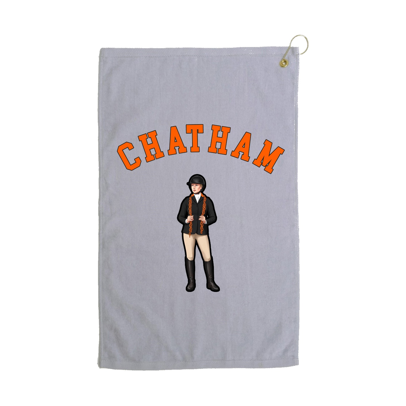 Golf Towel — Shirsey Arch in Grey