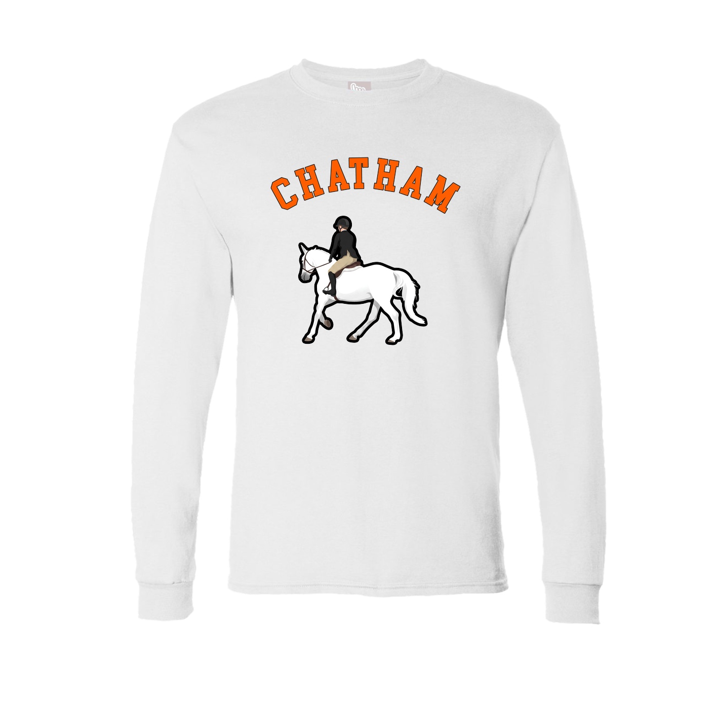 Long Sleeve Tee — Shirsey Arch in White
