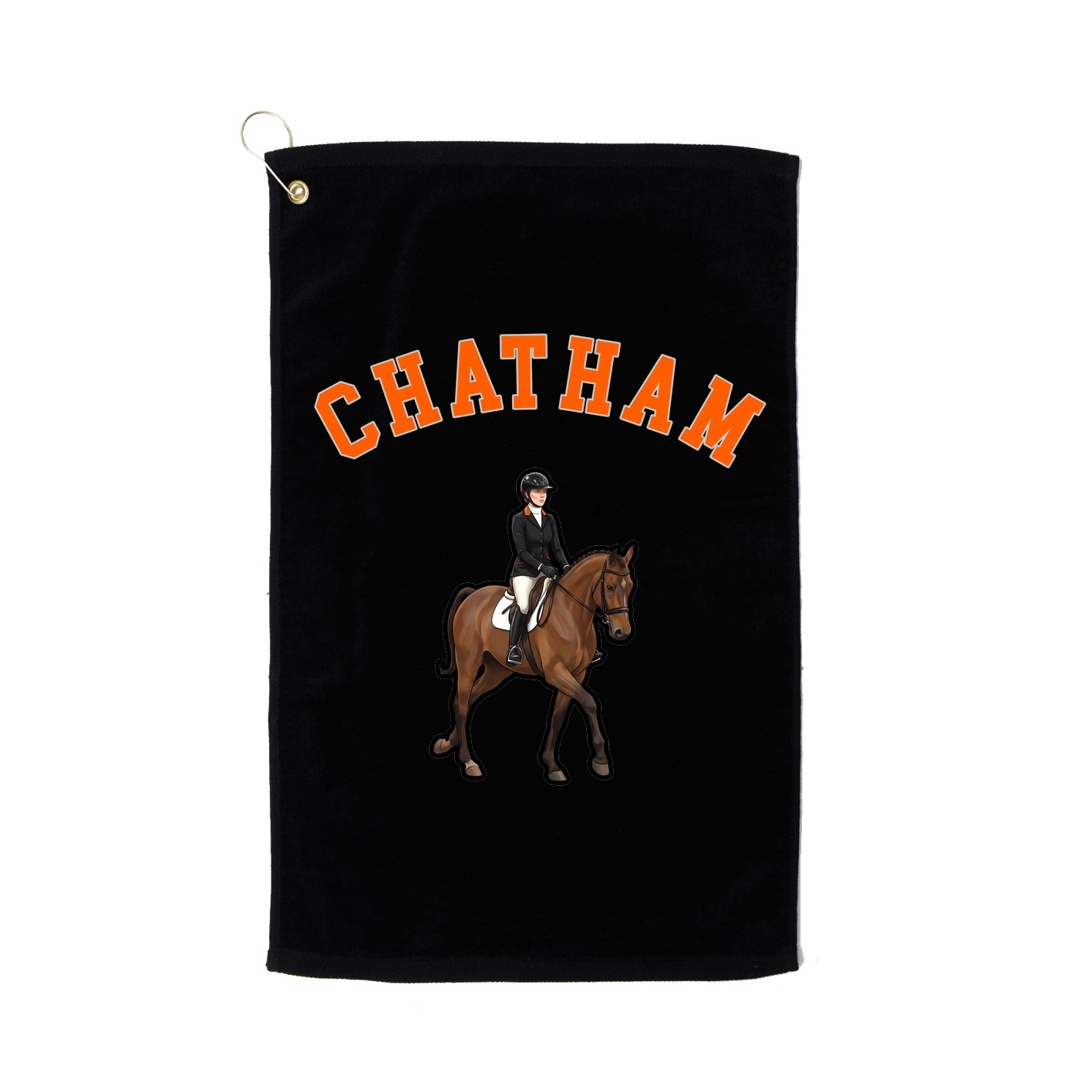 Golf Towel — Shirsey Arch in Black