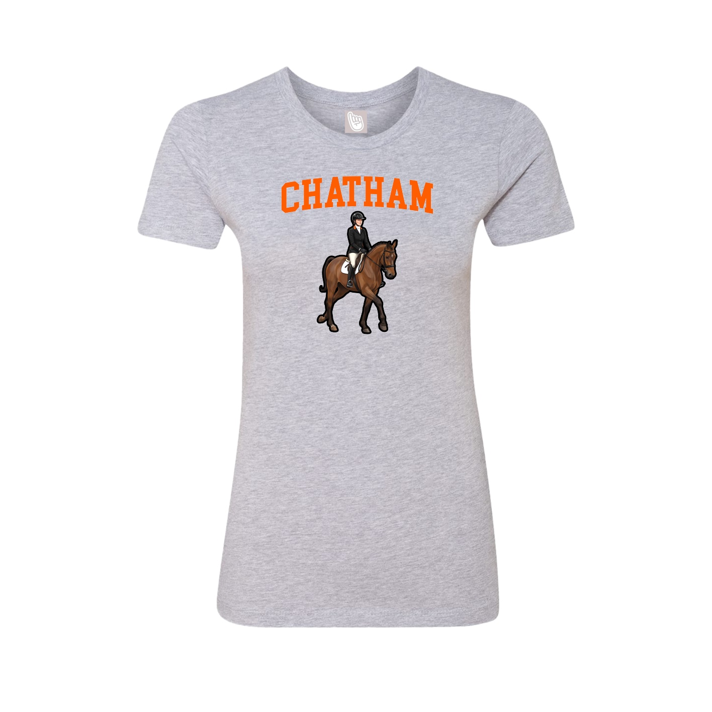 Fitted Women's Tee — Shirsey in Grey