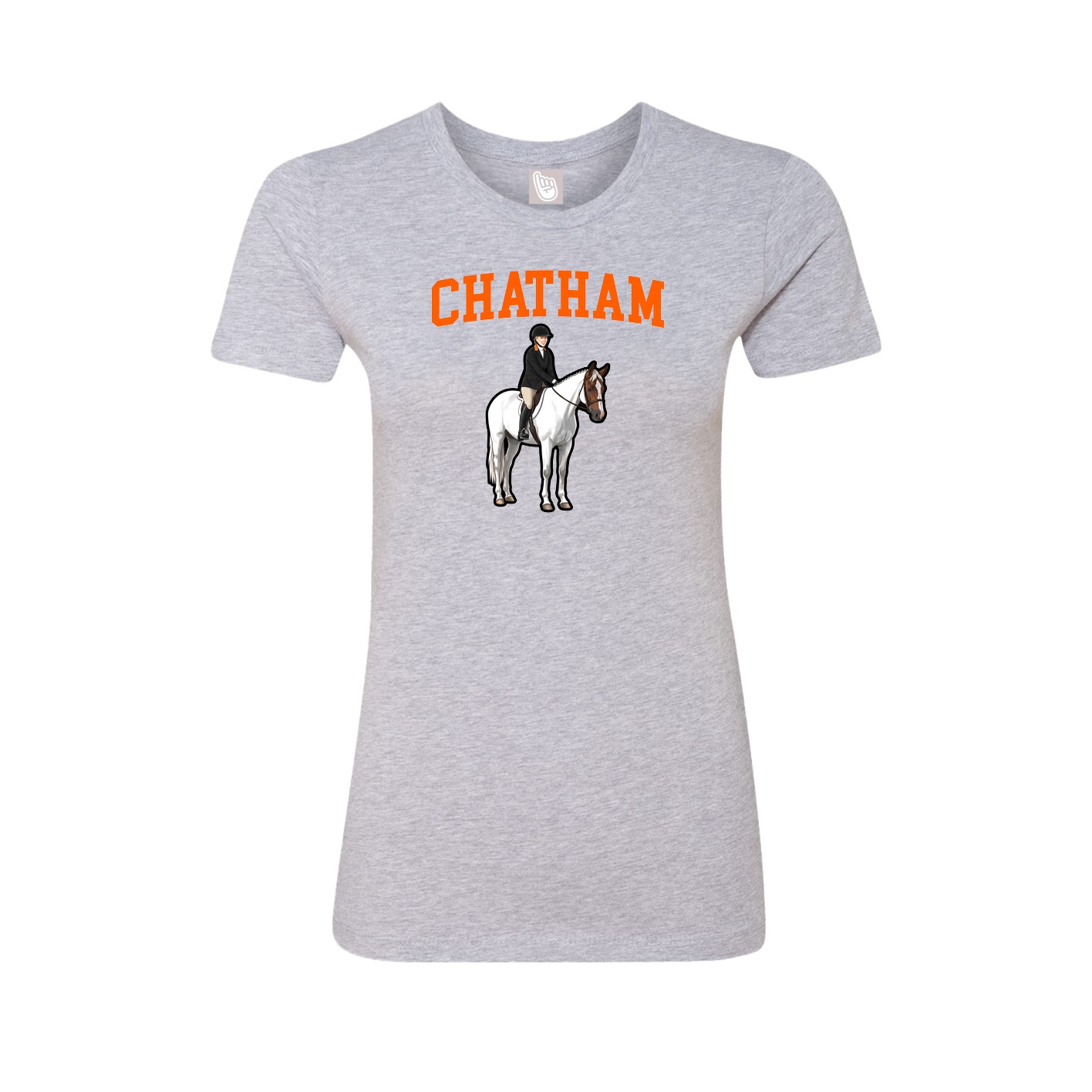 Fitted Women's Tee — Shirsey in Grey