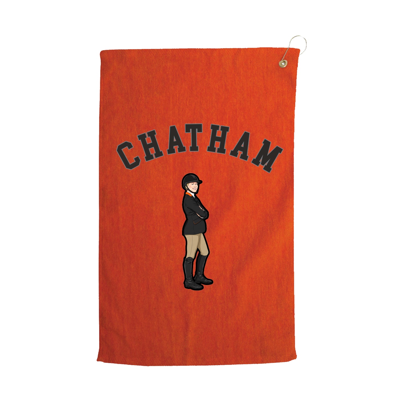 Golf Towel — Shirsey Arch in Orange