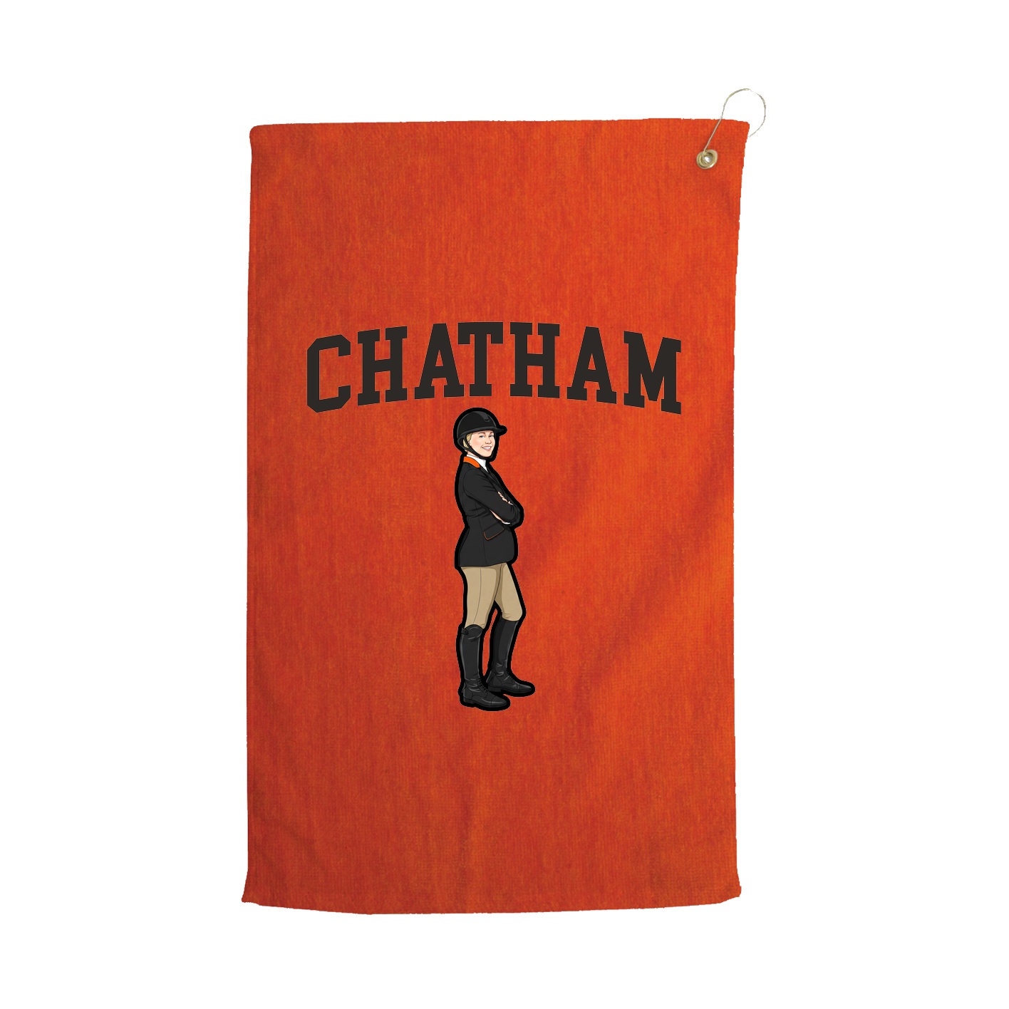 Golf Towel — Shirsey in Orange