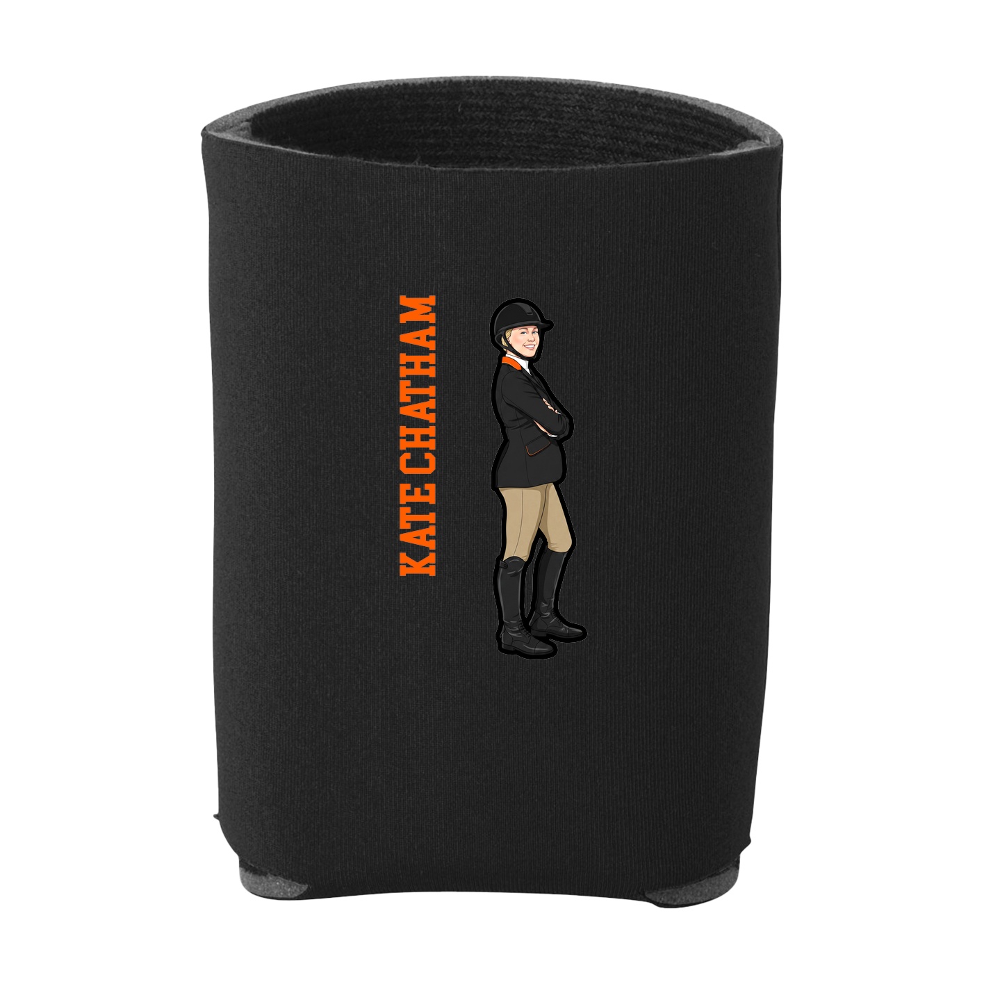 Can Holder — Name Vertical in Black