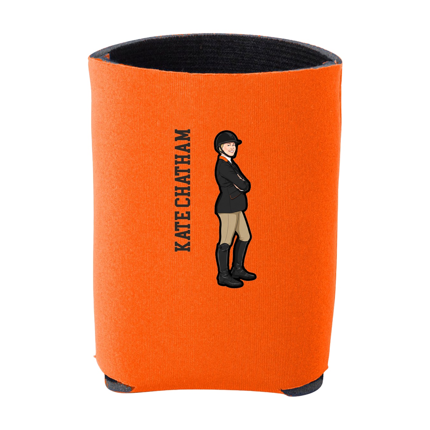 Can Holder — Name Vertical in Orange