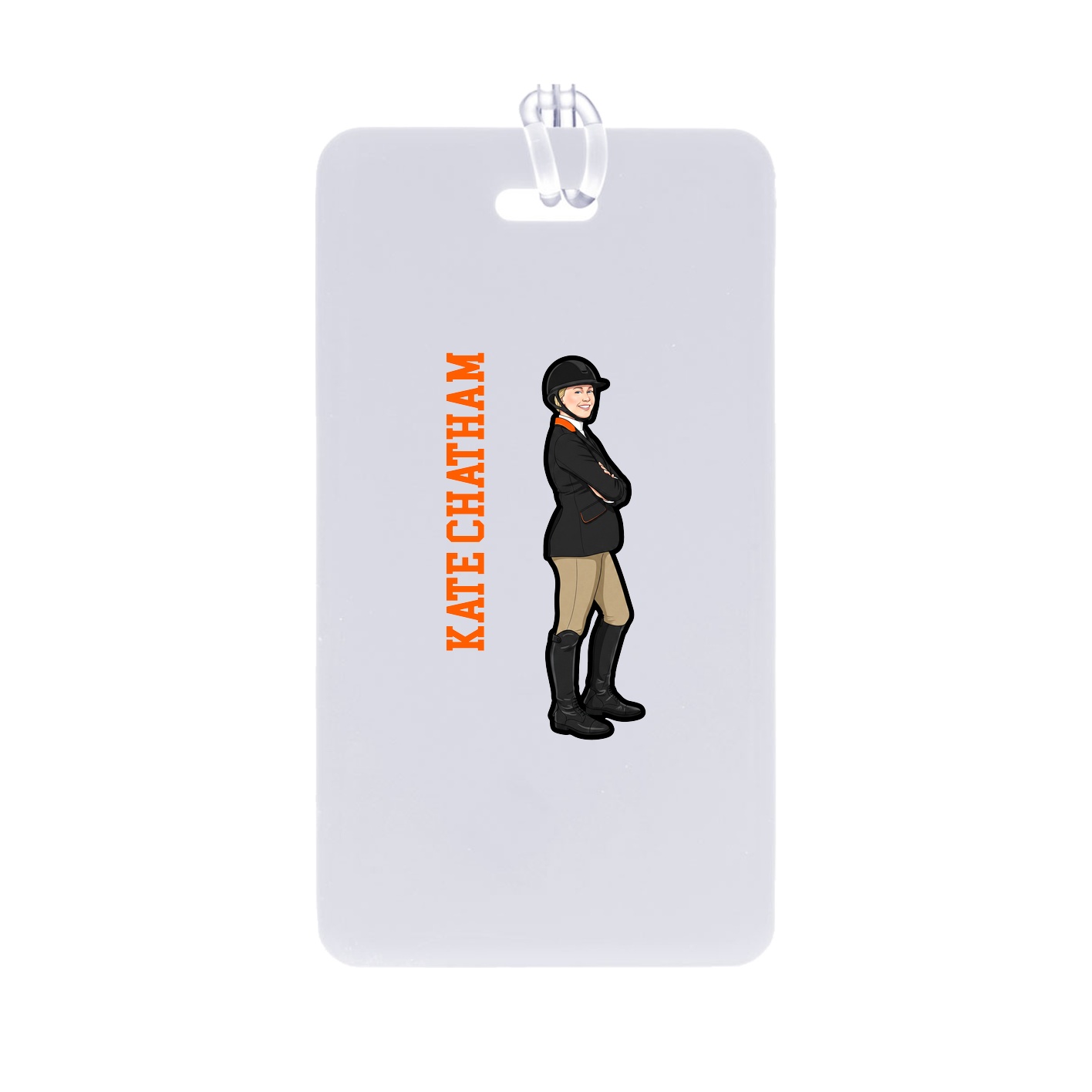 Bag Tag — Name Vertical in Classic