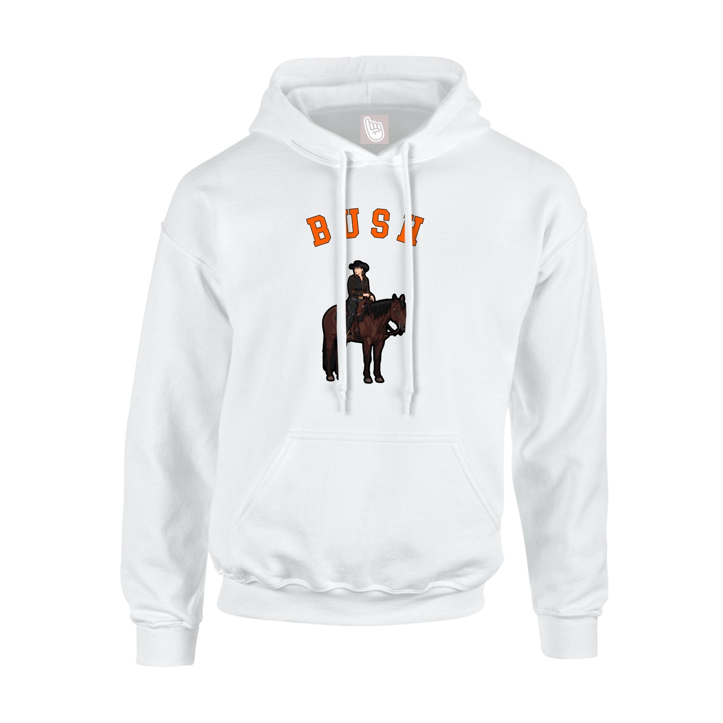 Hoodie — Shirsey Arch in White
