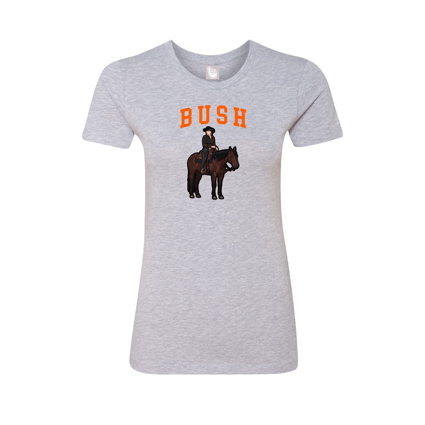 Fitted Women's Tee — Shirsey in Grey
