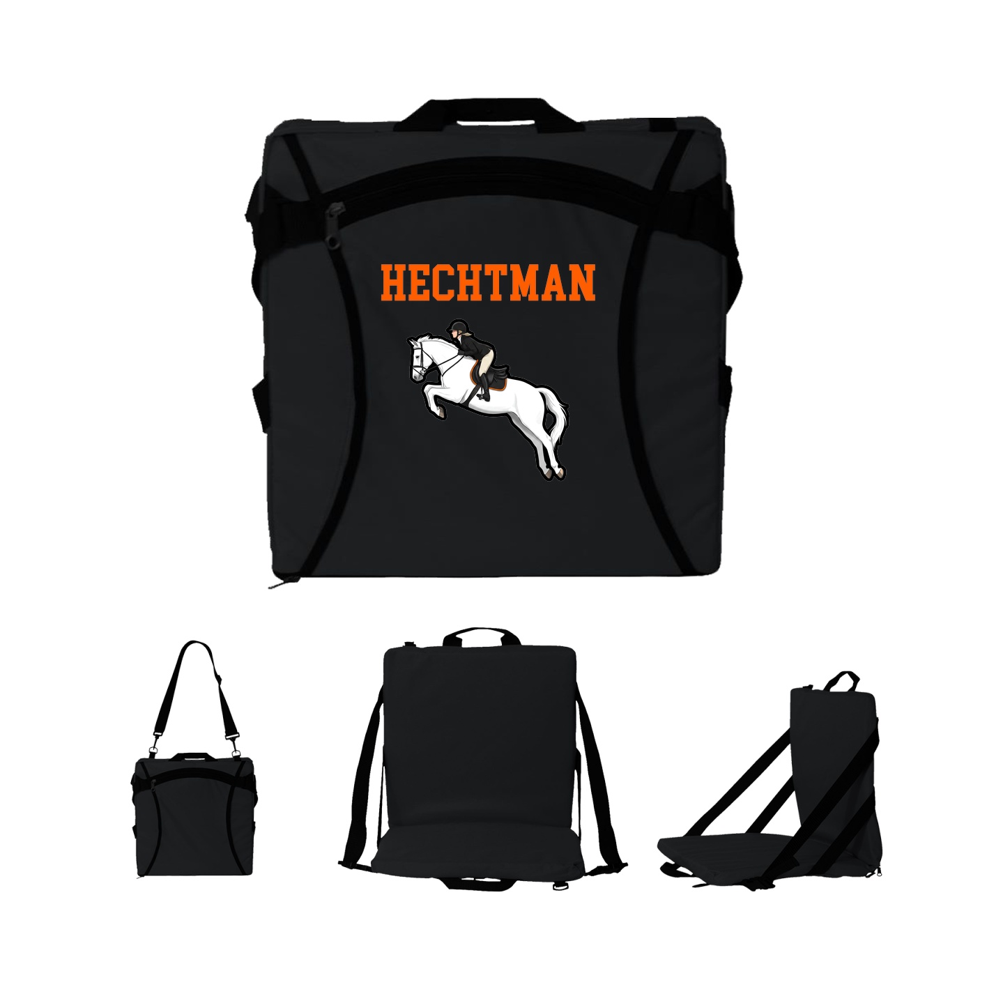 Folding Stadium Seat — Shirsey in Black