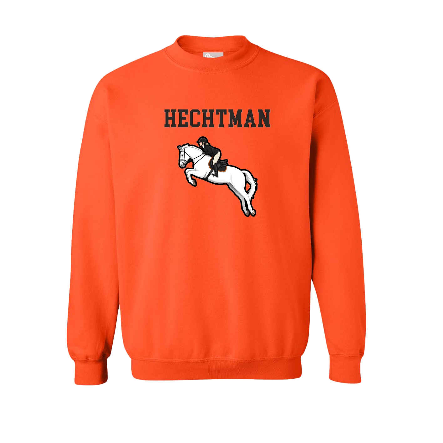Fleece Crew — Shirsey in Orange