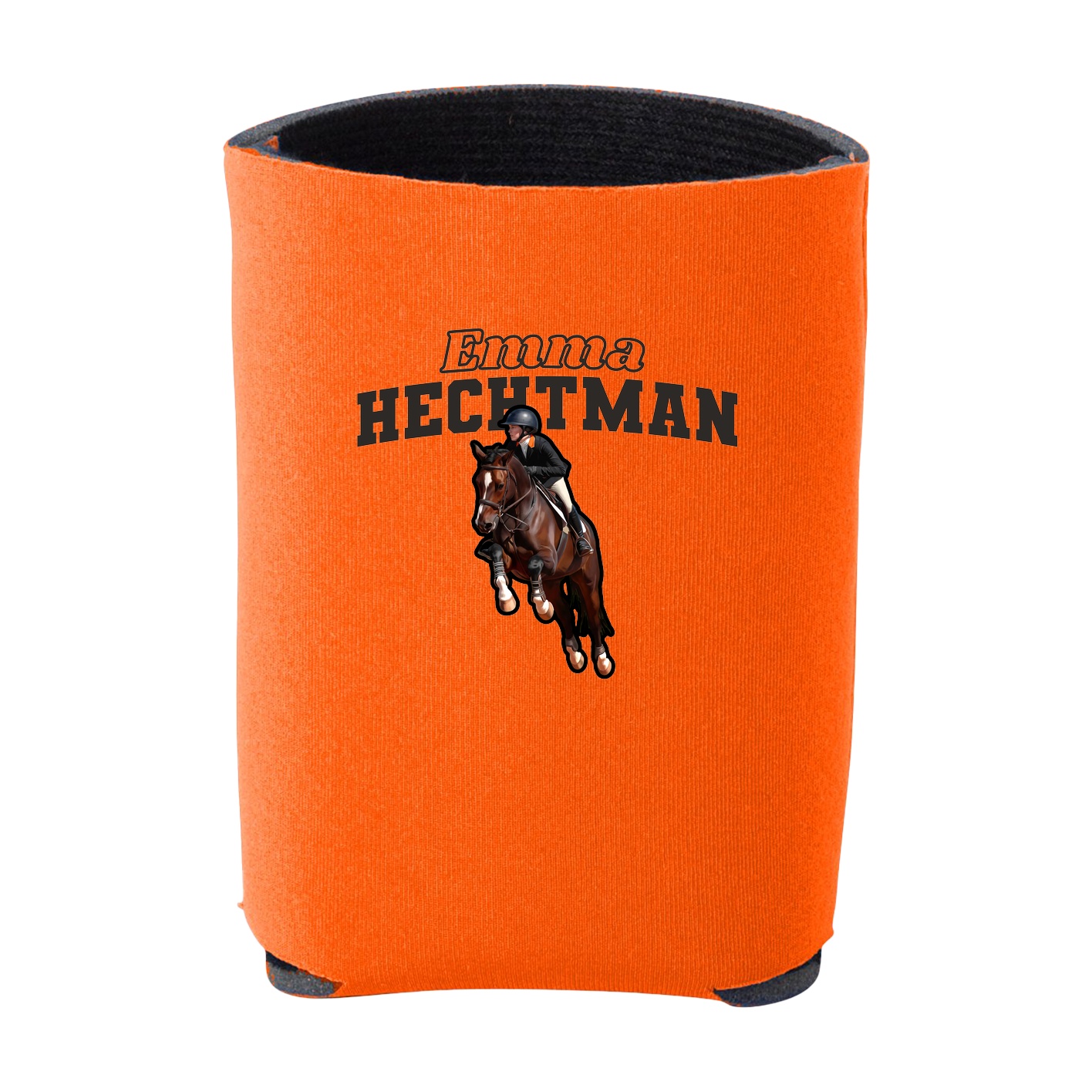 Can Holder — Name Arch in Orange