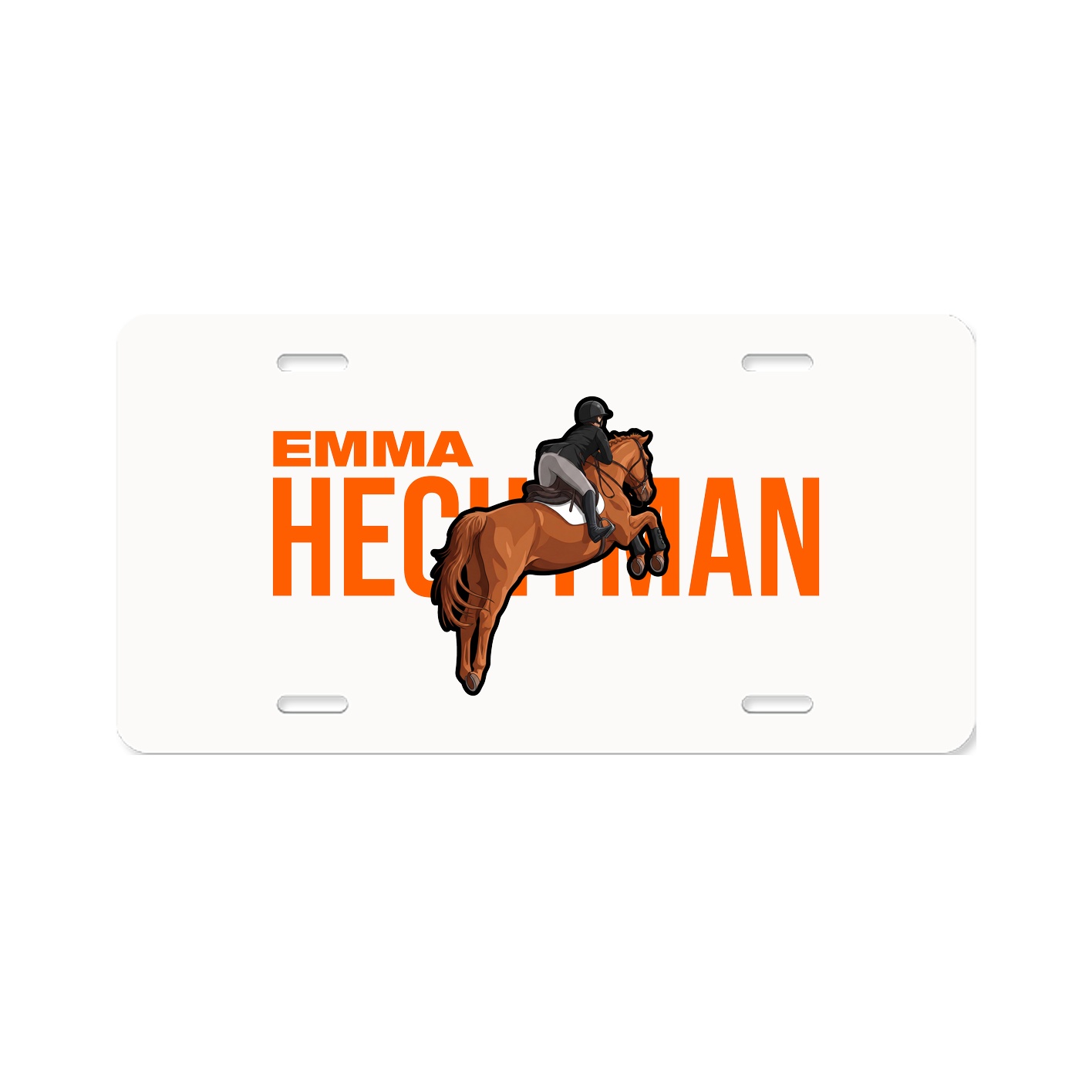 License Plate — Player Name in Classic