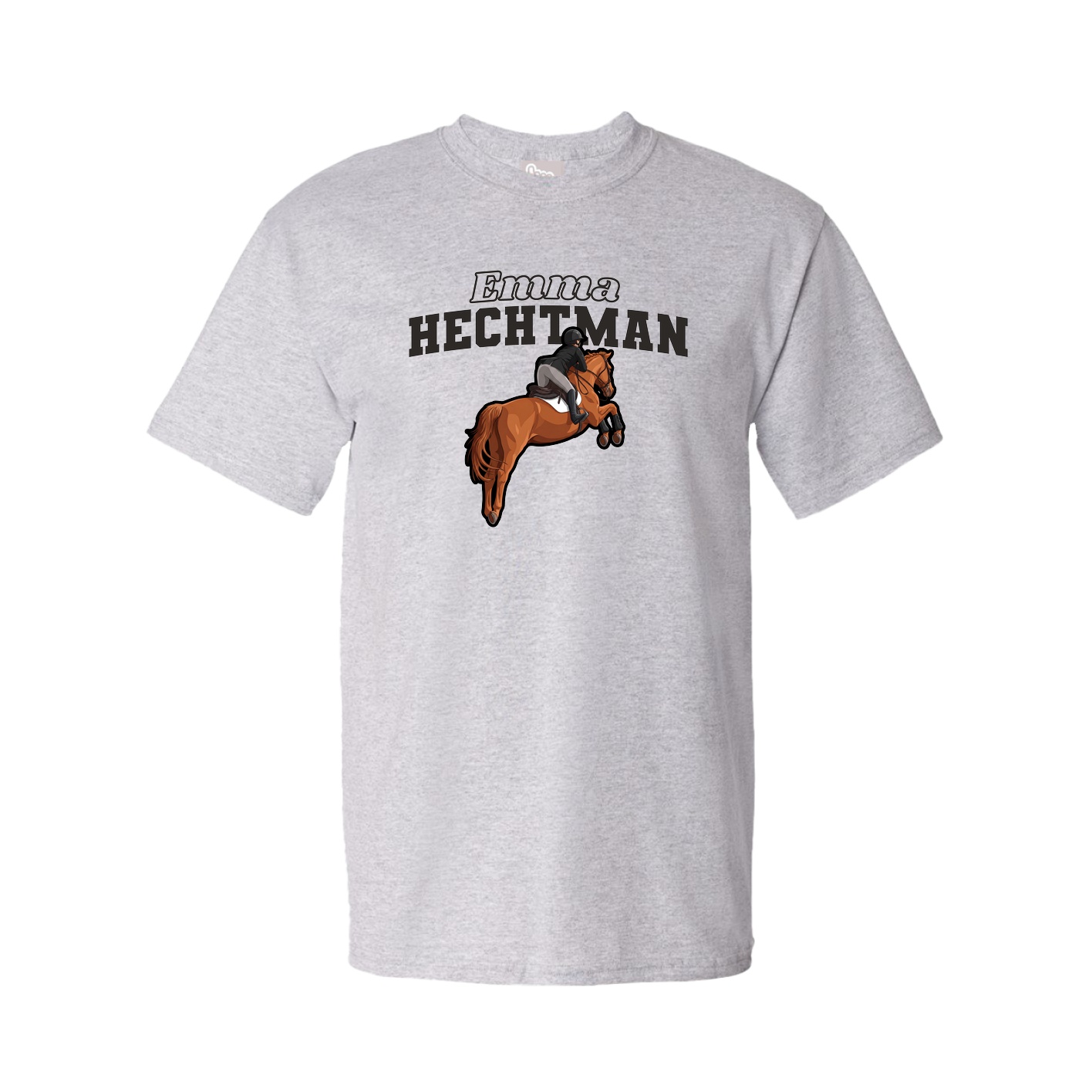 Tee — Name Arch in Grey