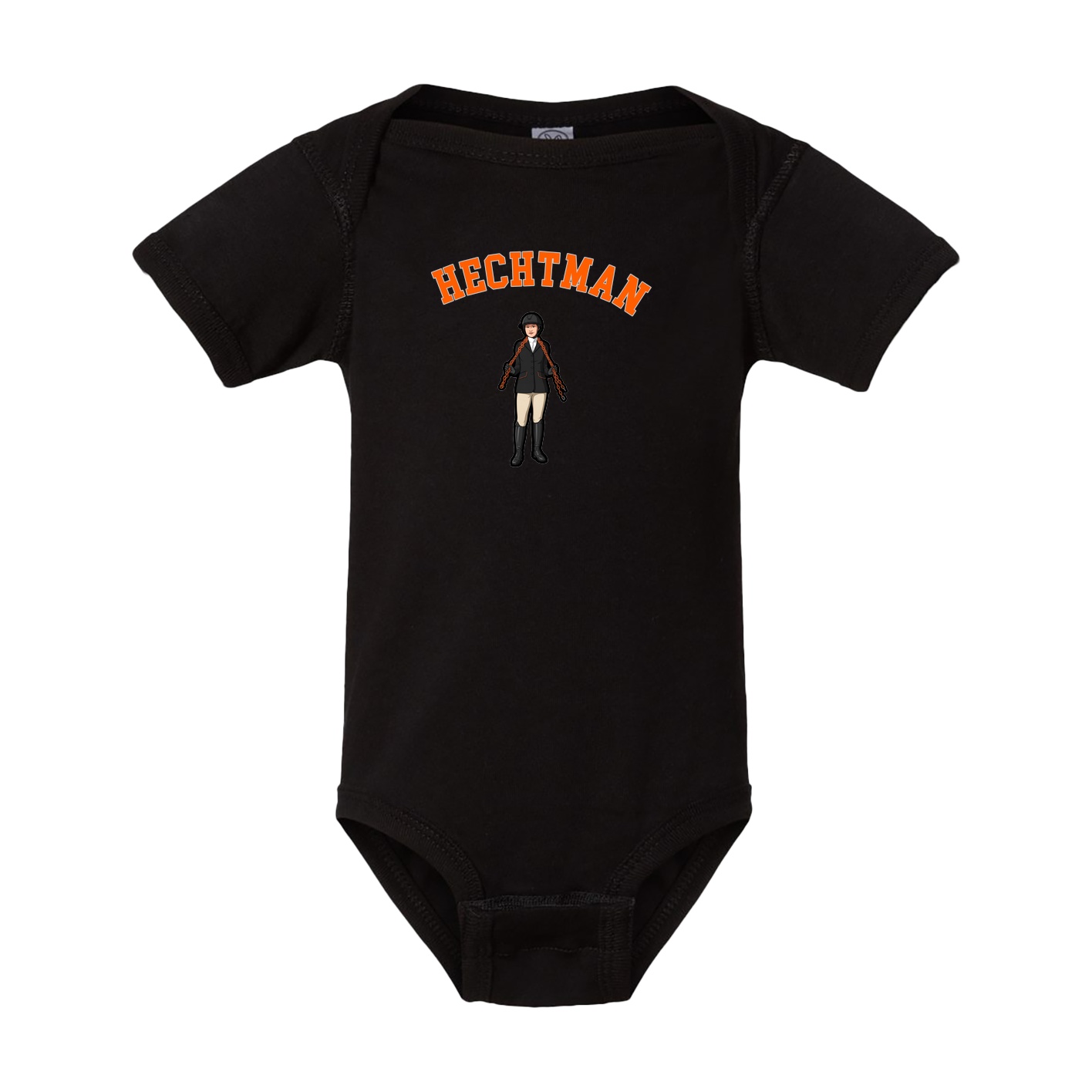 Baby Onesie — Shirsey Arch in Black