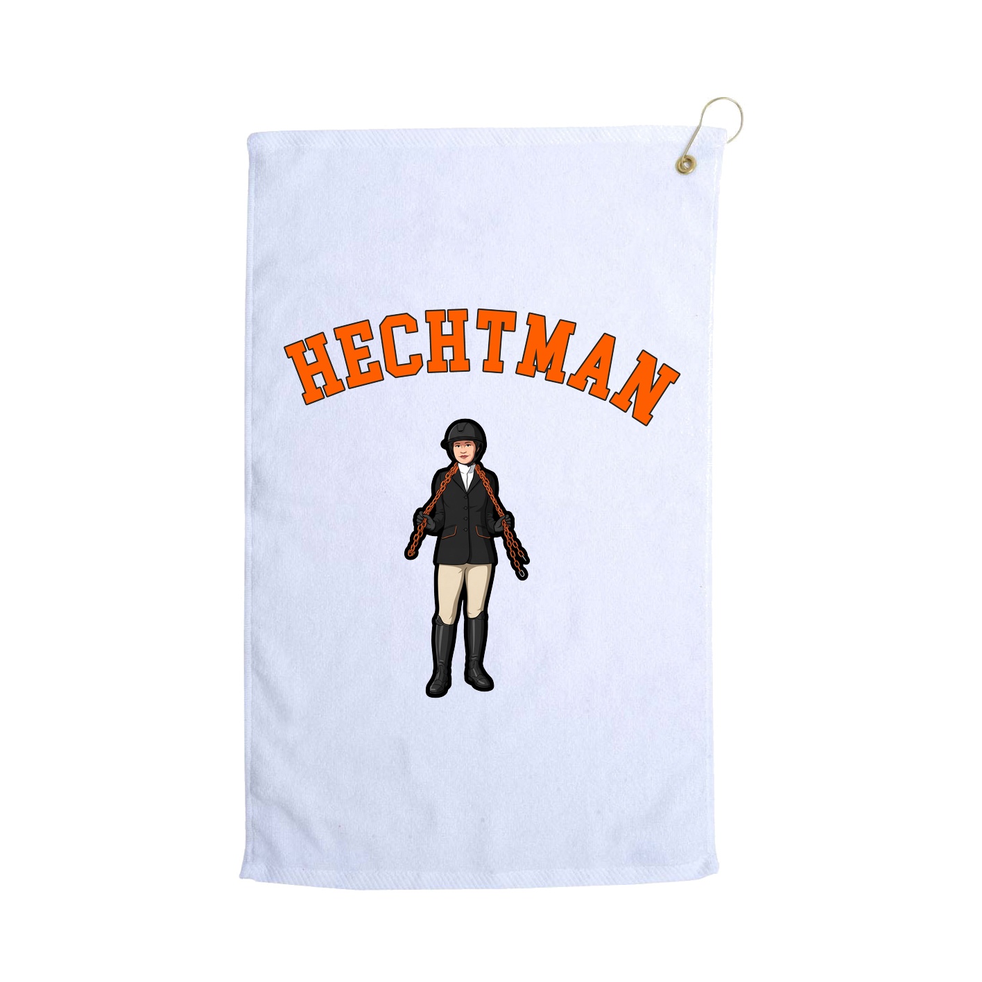 Golf Towel — Shirsey Arch in White