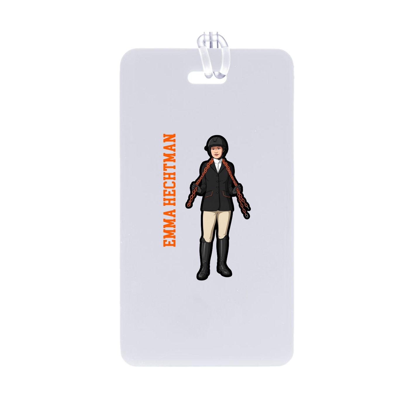 Bag Tag — Name Vertical in Classic