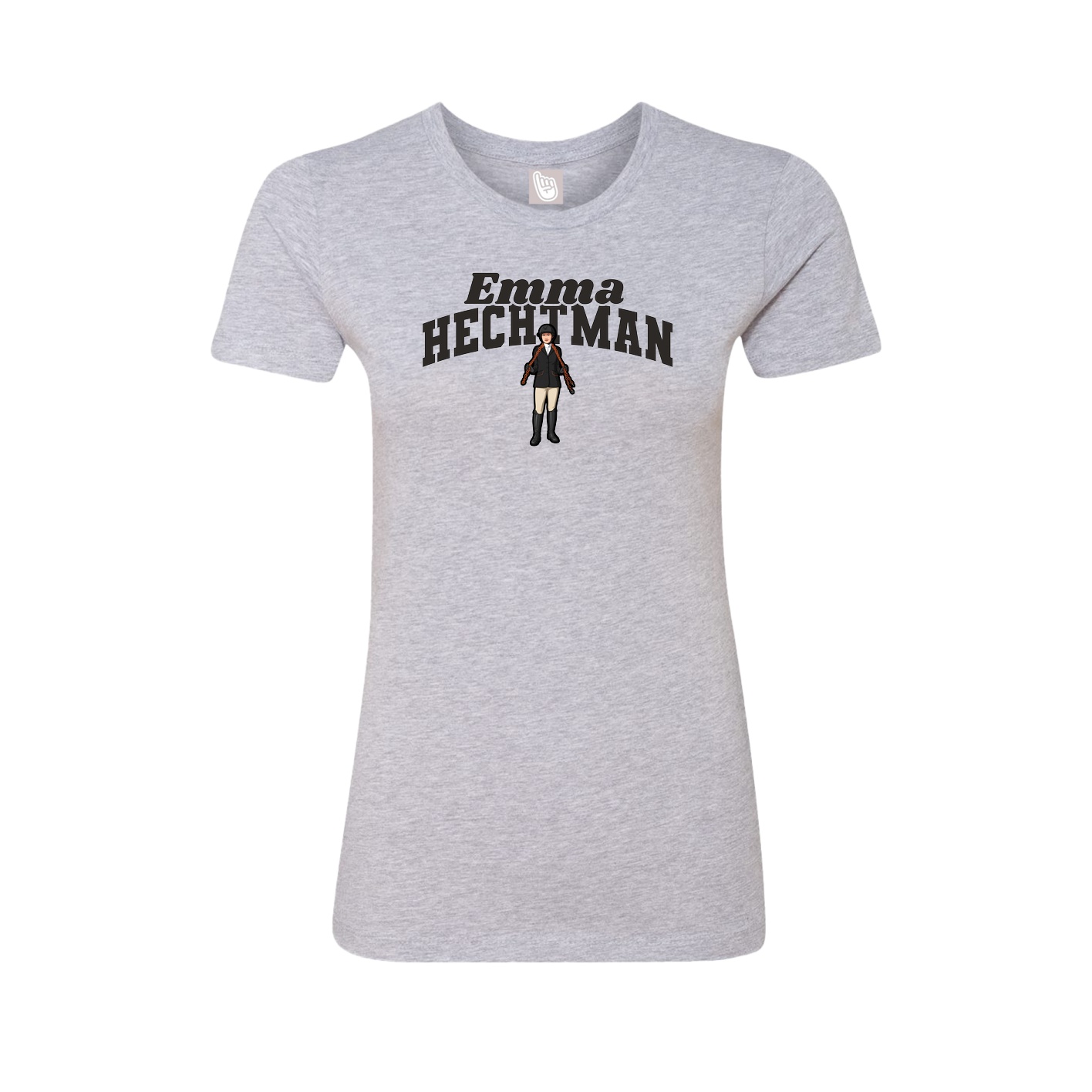 Womens Tee — Signature Arch in Grey