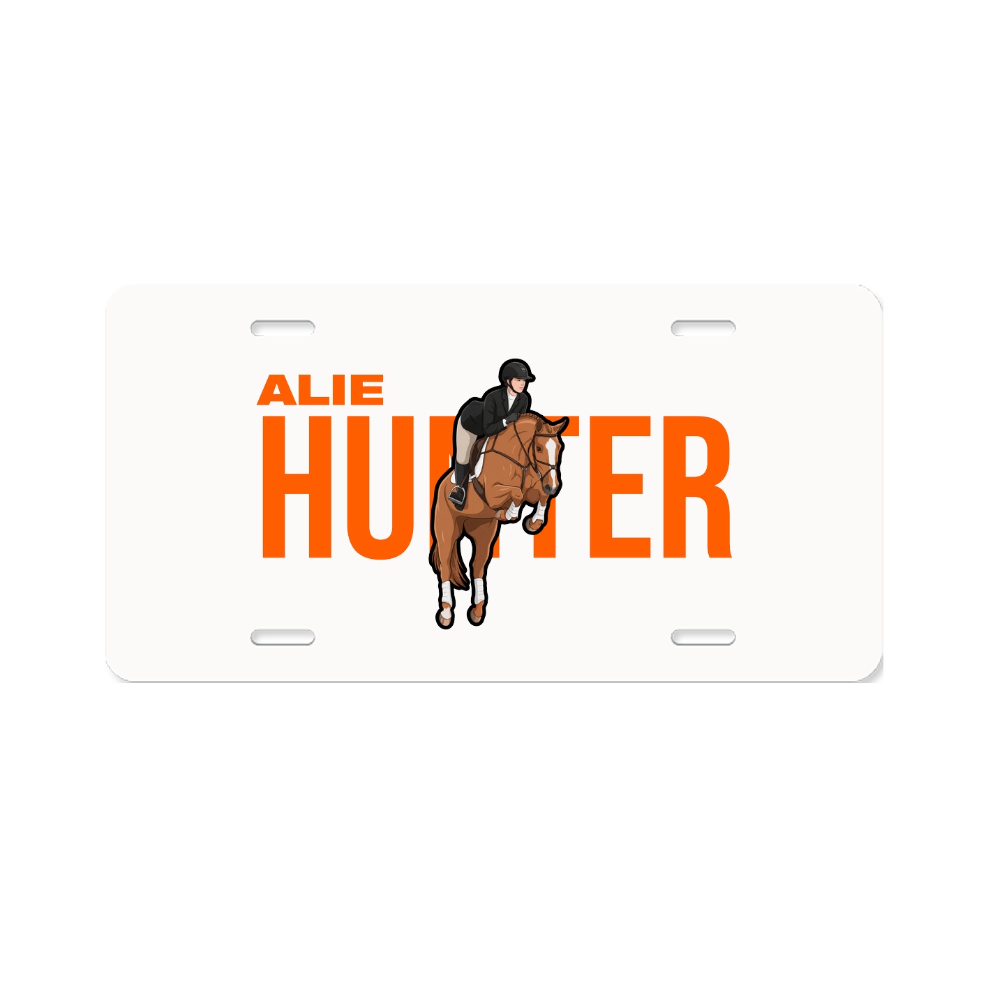 License Plate — Player Name in Classic