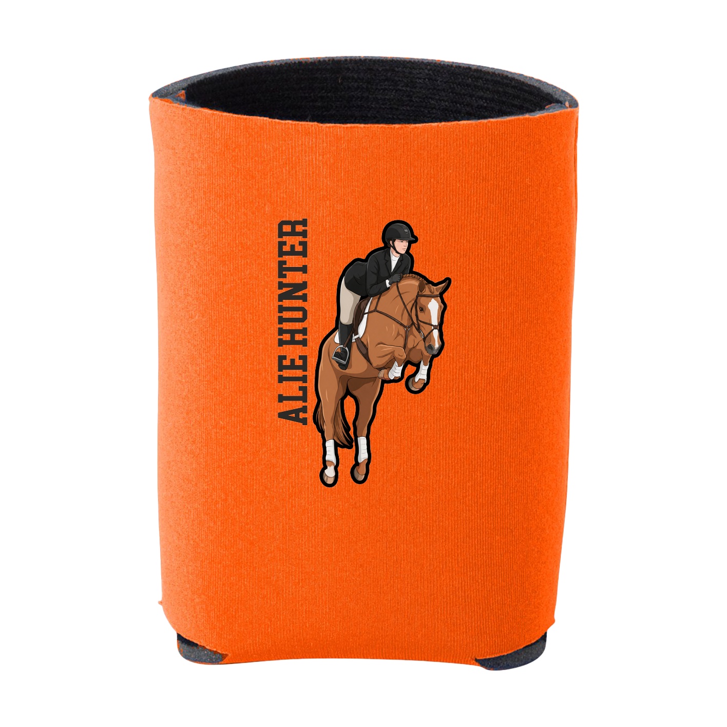 Can Holder — Name Vertical in Orange