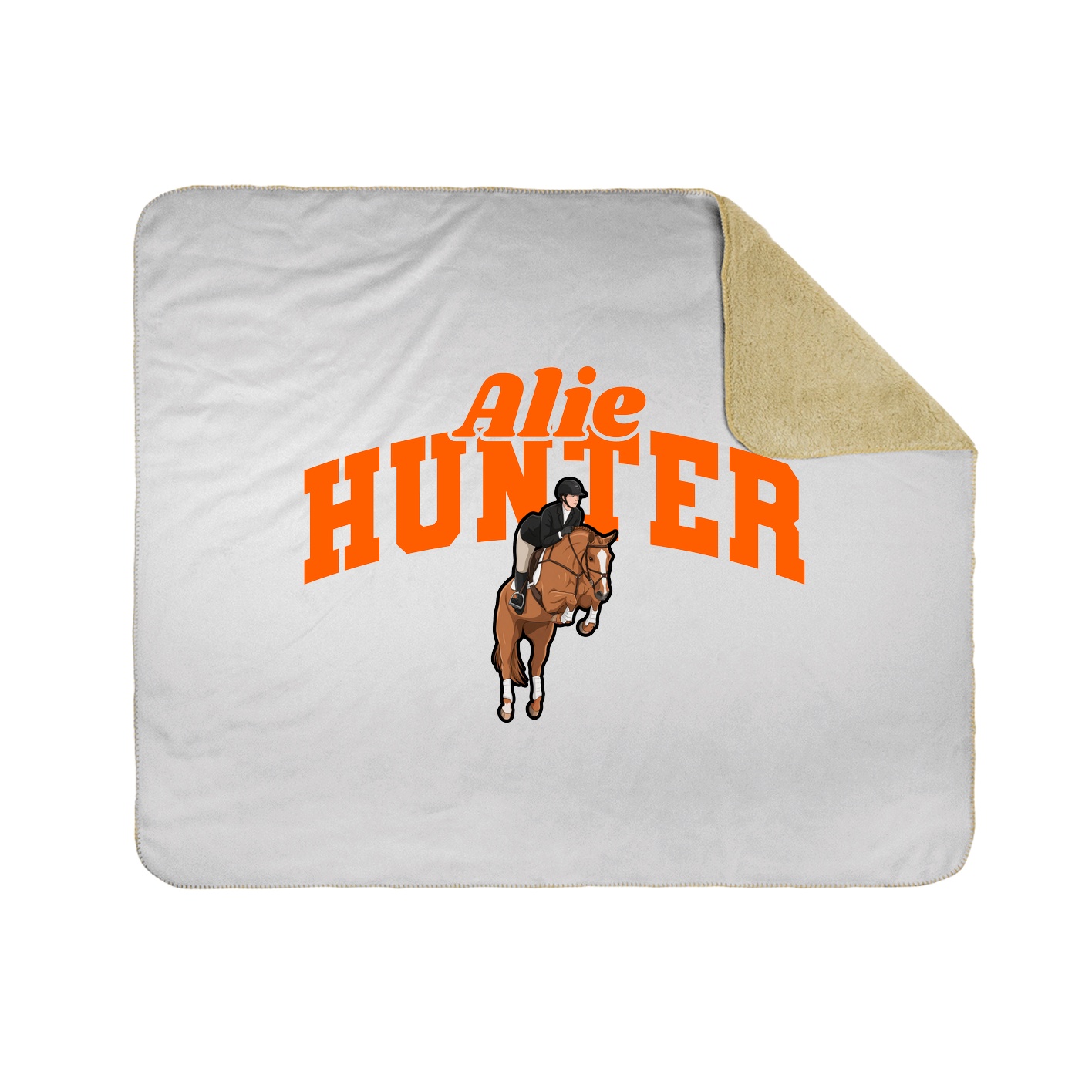 Throw Blanket — Signature Arch in White