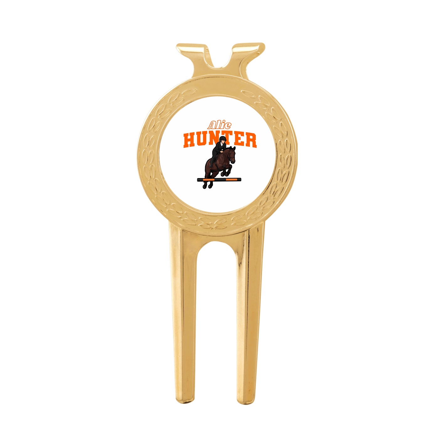 Divot Tool with Ball Marker — Name Arch in Classic