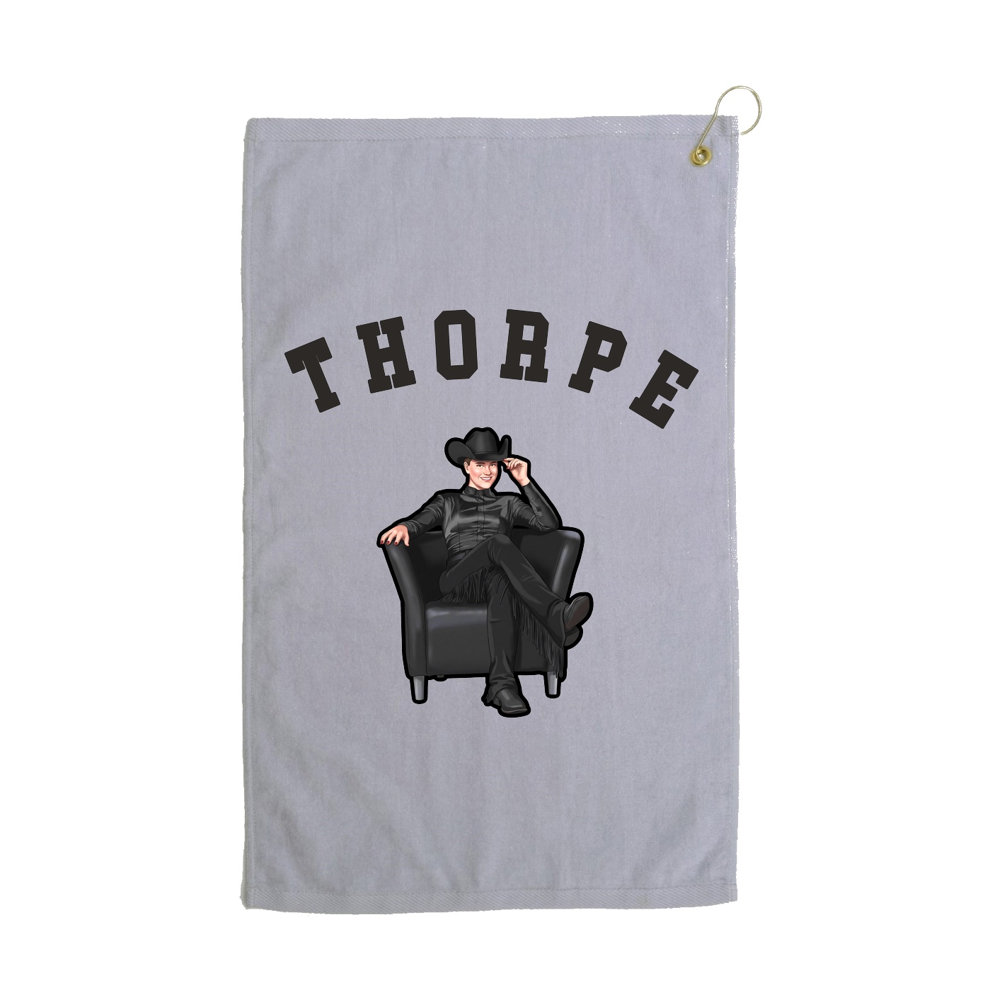 Golf Towel — Shirsey Arch in Grey